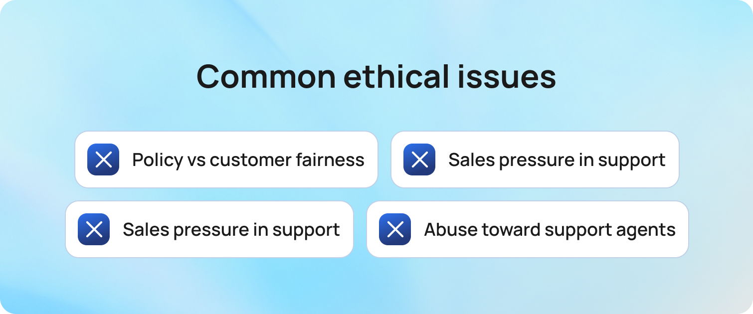 Common ethical issues