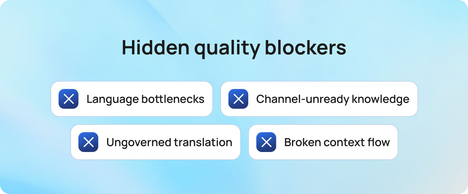 Hidden quality blockers