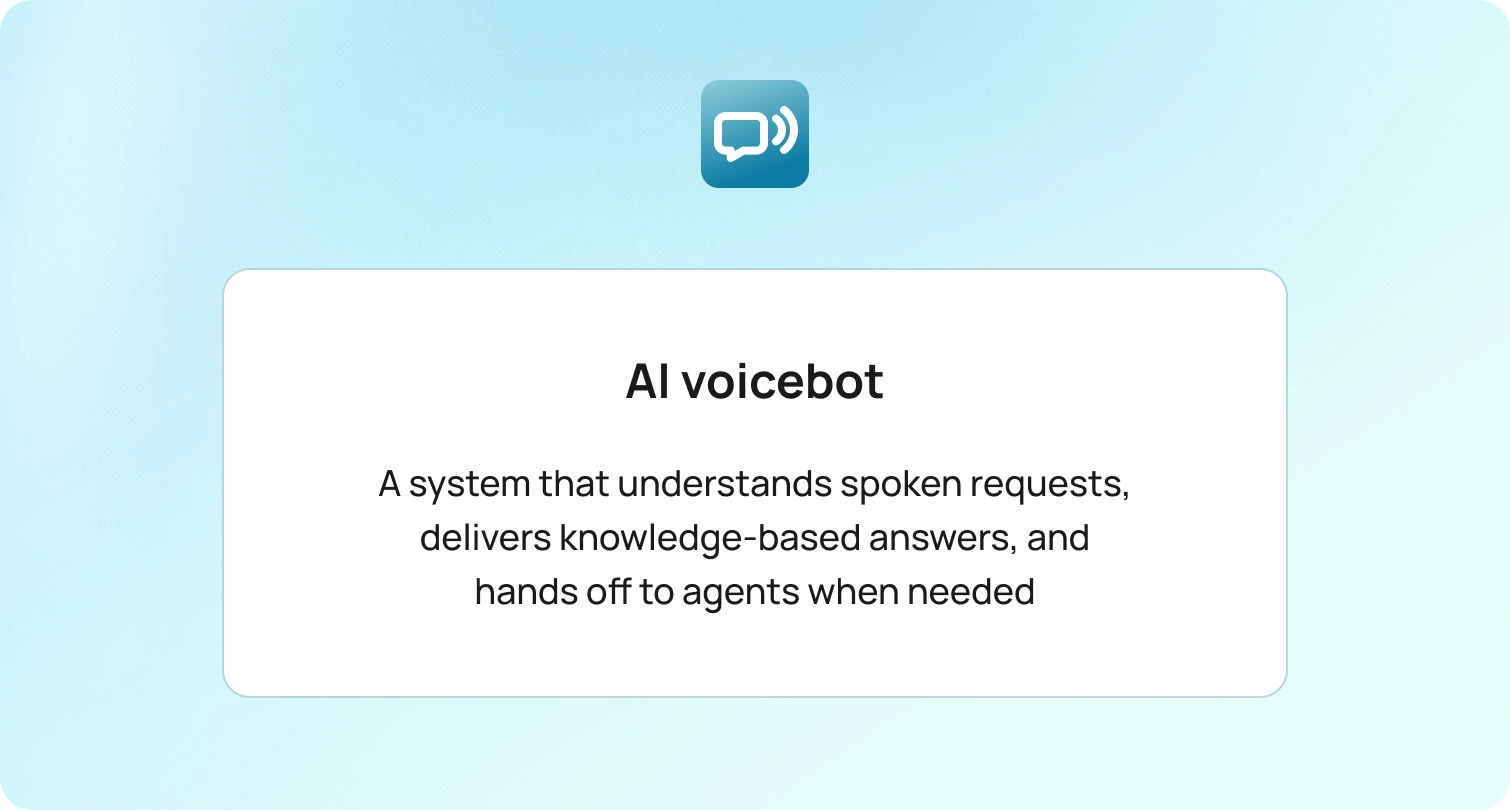 AI voicebot