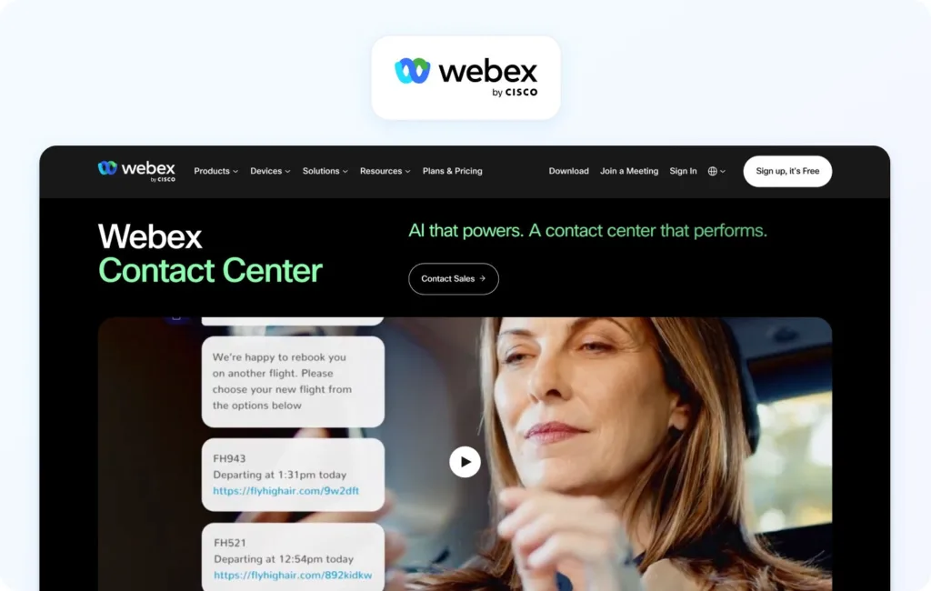 Cisco Webex Contact Center
