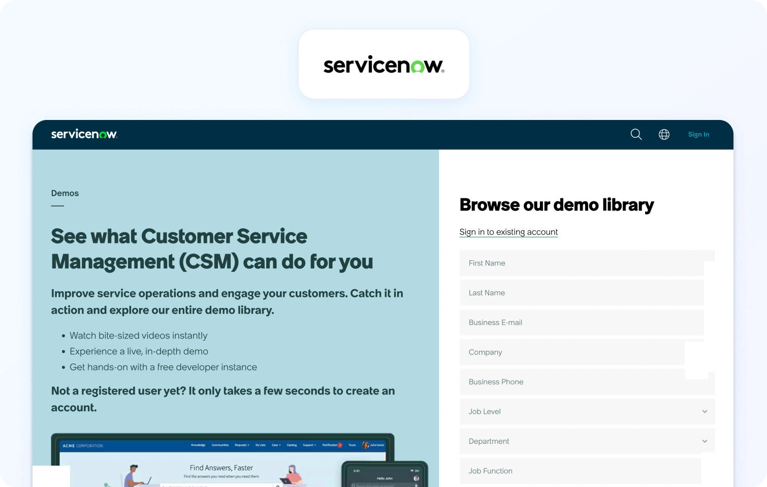 ServiceNow CSM