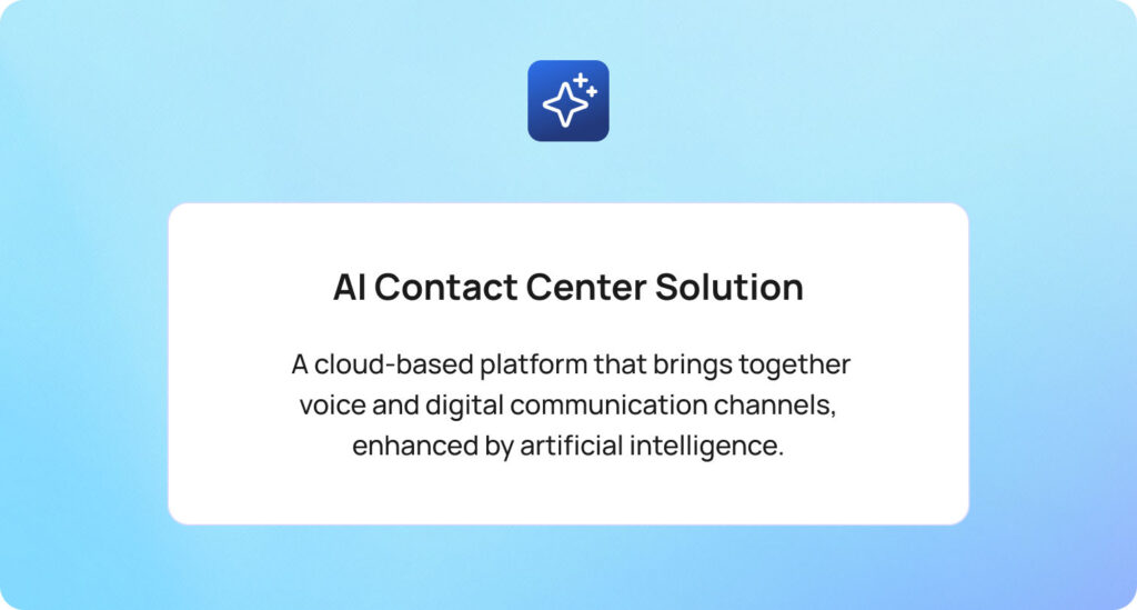 What Is an AI Contact Center Solution?