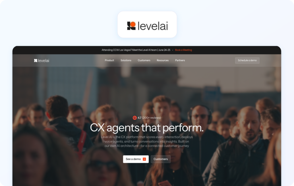 level ai homepage